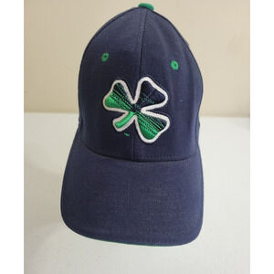 Notre Dame Fighting Irish Navy Blue College NCAA Fitted Baseball Cap Size M/L